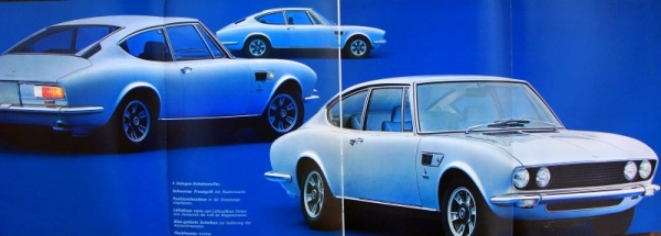 Fiat Dino Coupe Modelprogram 1968 Carbrochure (9932)